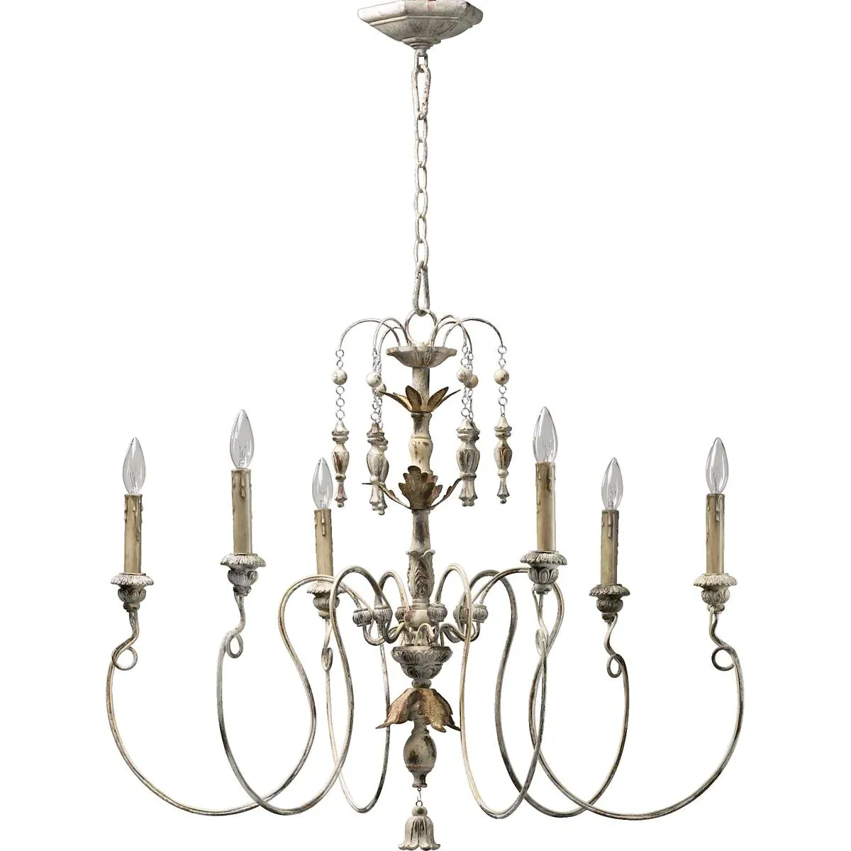 Quorum Salento 6-Light 32 inch Chandelier - Persian White product