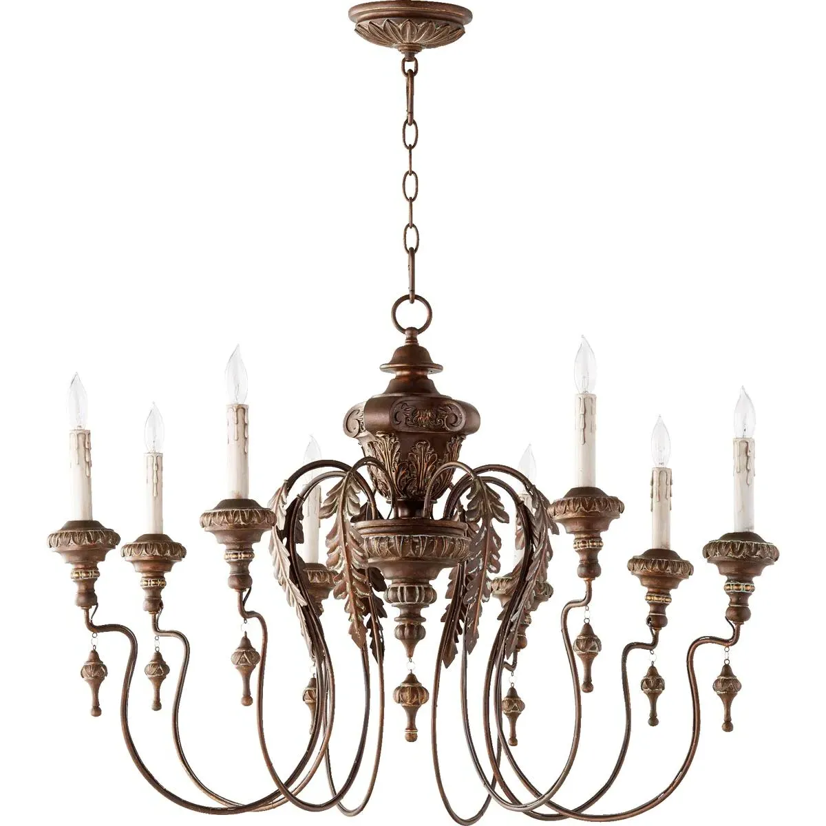 Quorum Salento 8-Light Chandelier - Vintage Copper product