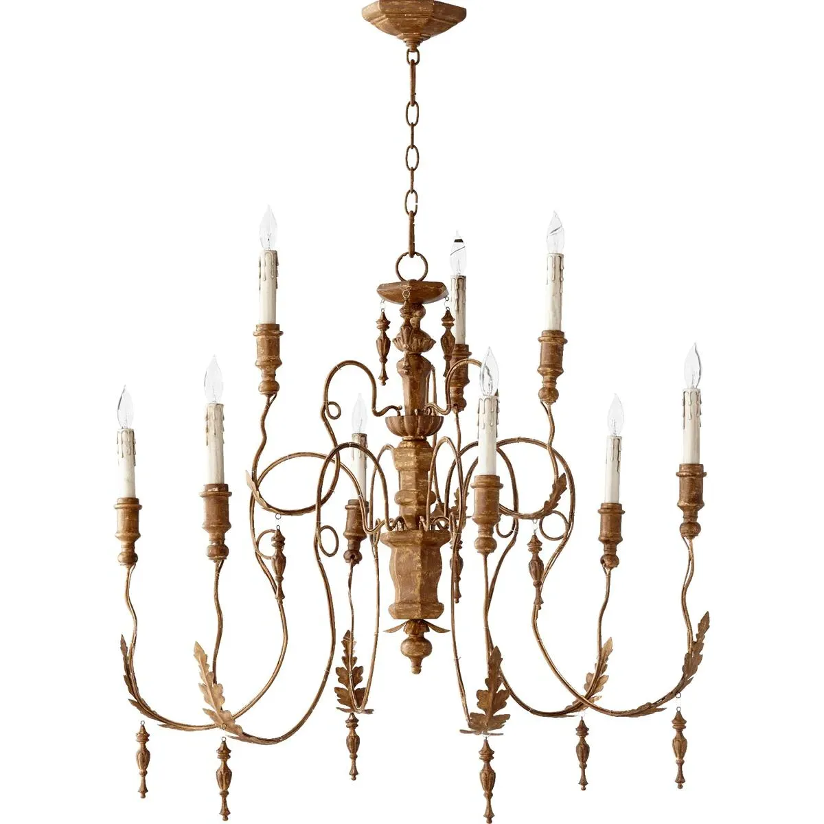 Quorum Salento 9-Light Chandelier - French Umber product