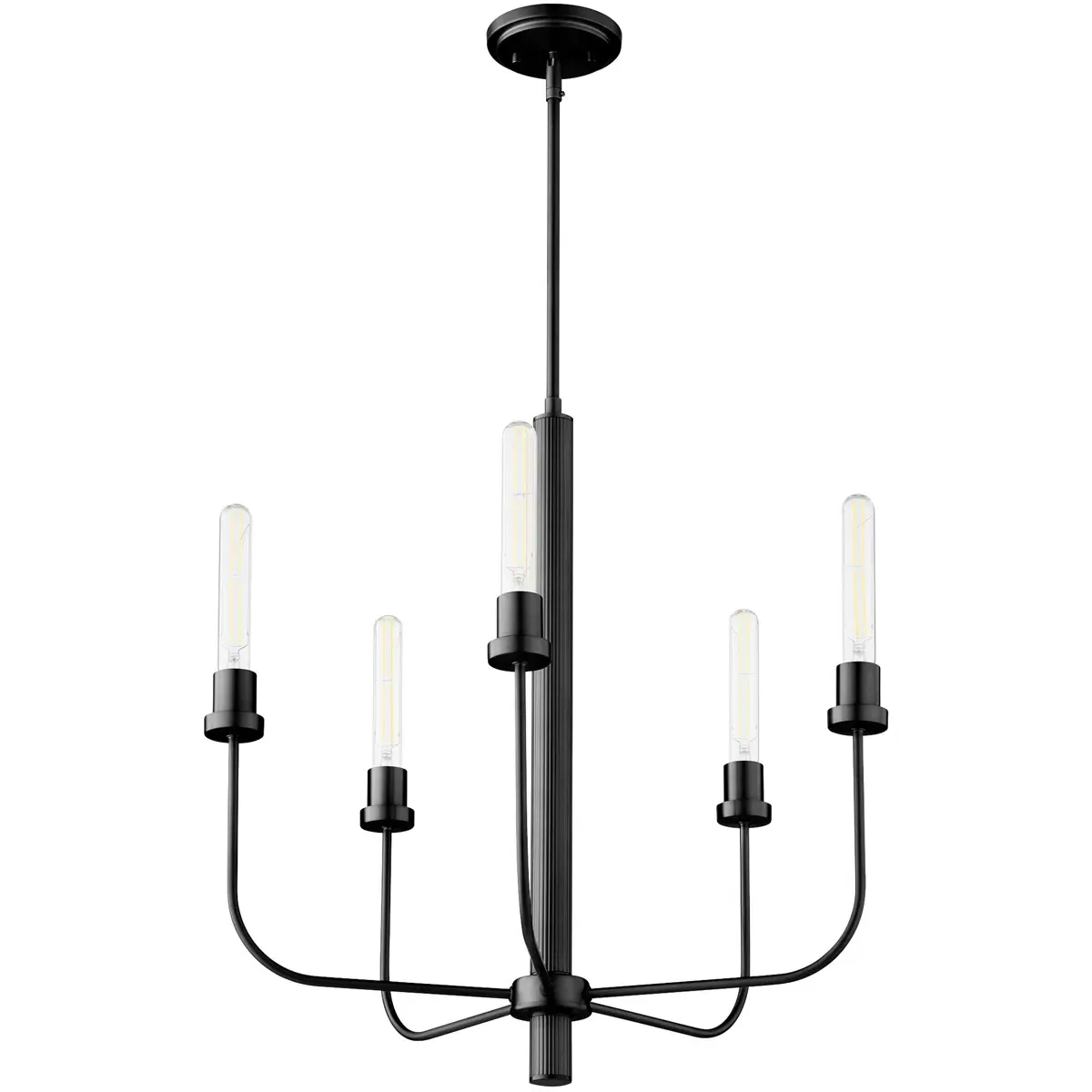 Quorum Sheridan 5-Light Chandelier - Matte Black product