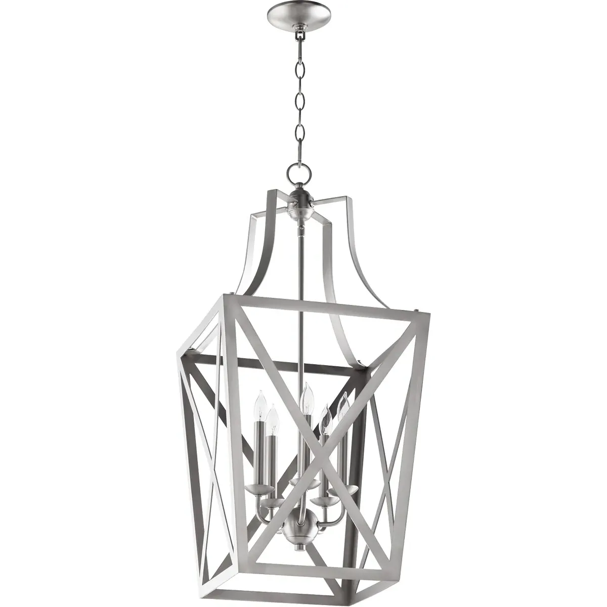 Quorum Signature 5-Light Foyer Pendant - Satin Nickel product