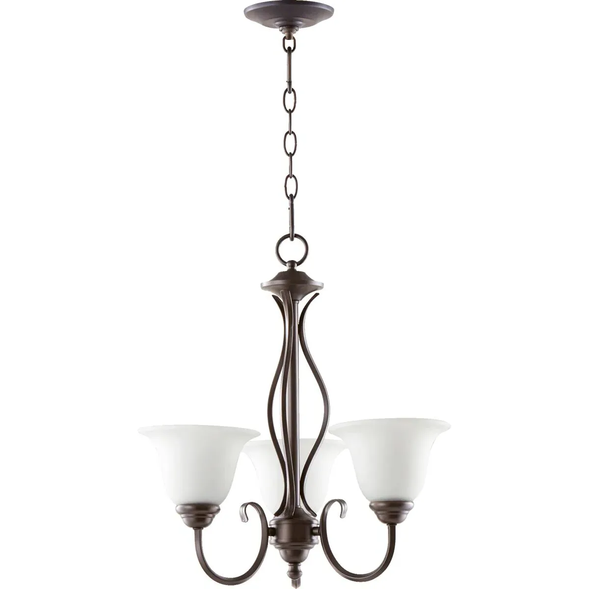 Quorum Spencer 3-Light Chandelier - Oiled Bronze product
