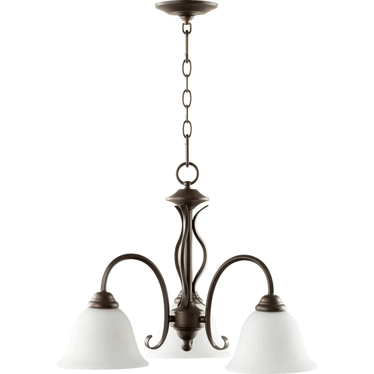 Quorum Spencer 3-Light Mini Chandelier - Oiled Bronze product