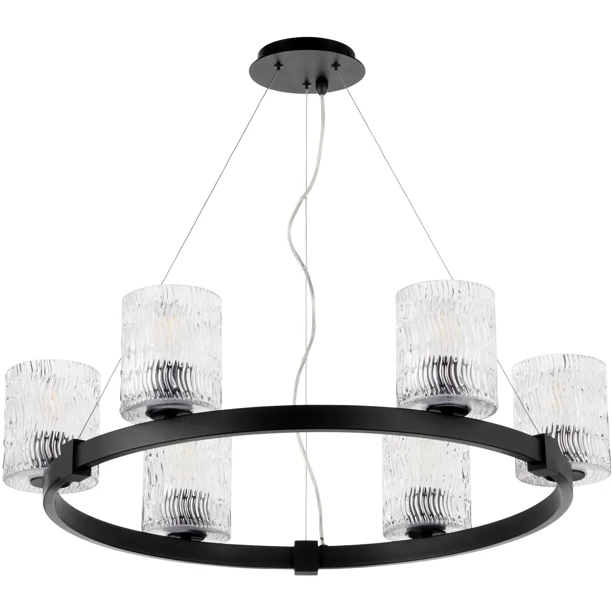 Quorum Stadium 6-Light Chandelier - Noir product