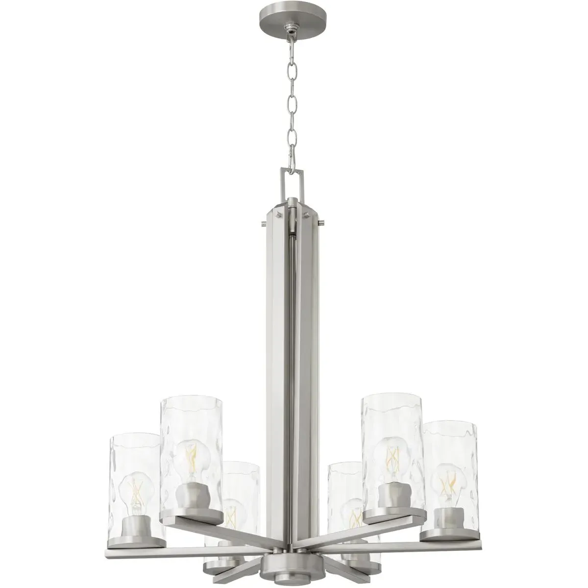 Quorum Steinway 6-Light Chandelier - Satin Nickel product