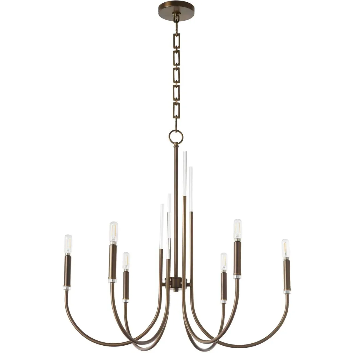 Quorum Summit 6-Light Chandelier - Dark Brass, Steel product