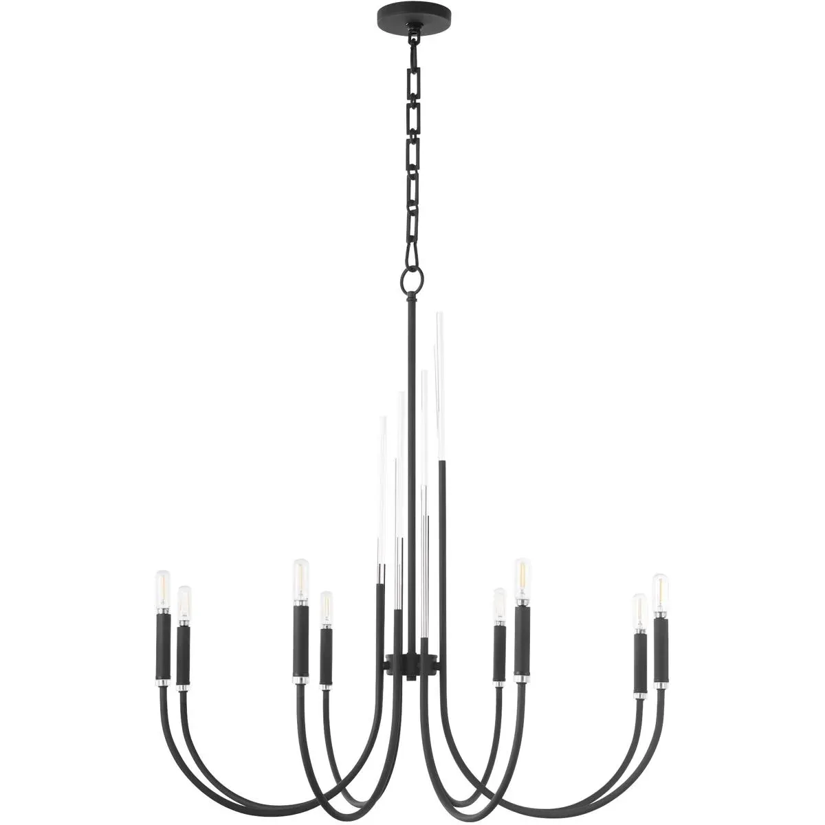 Quorum Summit 8-Light Chandelier - Textured Black, Steel product