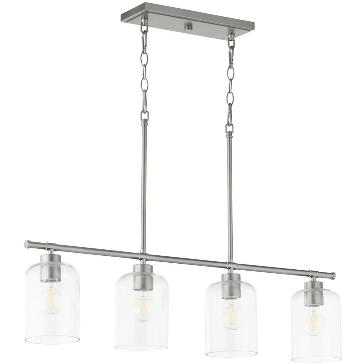 Quorum Tribute 4-Light Linear Pendant - Satin Nickel product