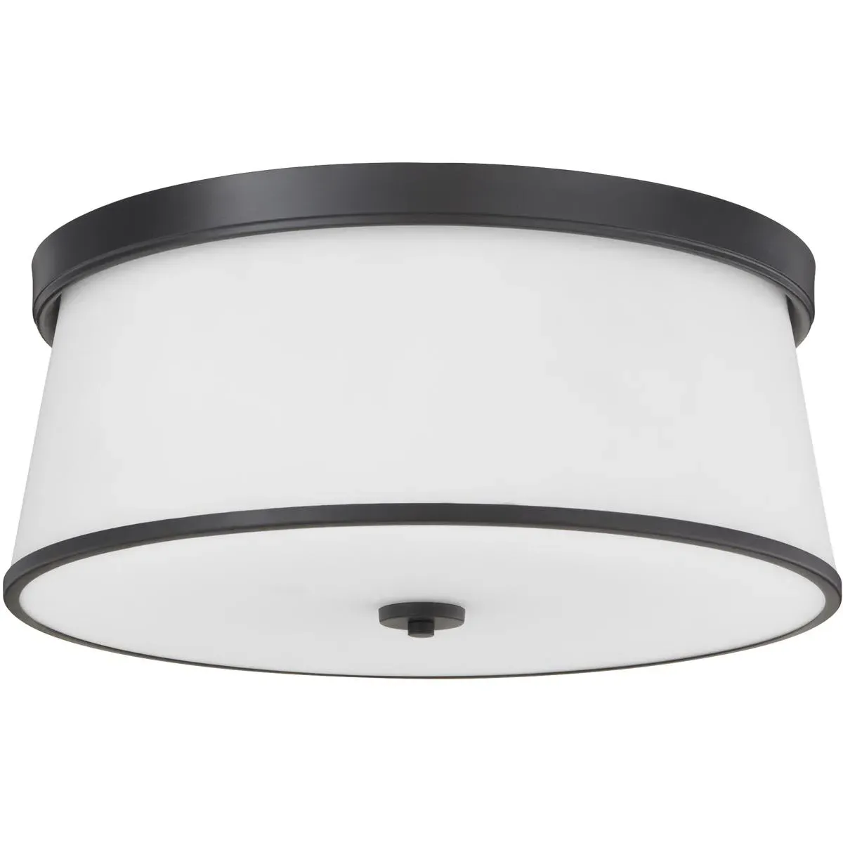 Quorum Weir 4-Light Flush Mount Ceiling Light - Matte Black product