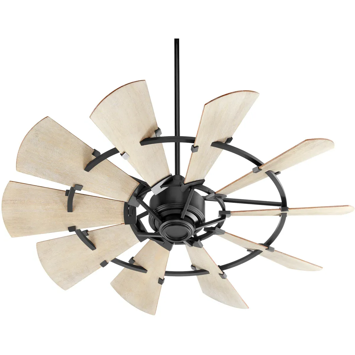 Quorum Windmill 52 Inch Ceiling Fan - Noir, Weathered Oak product