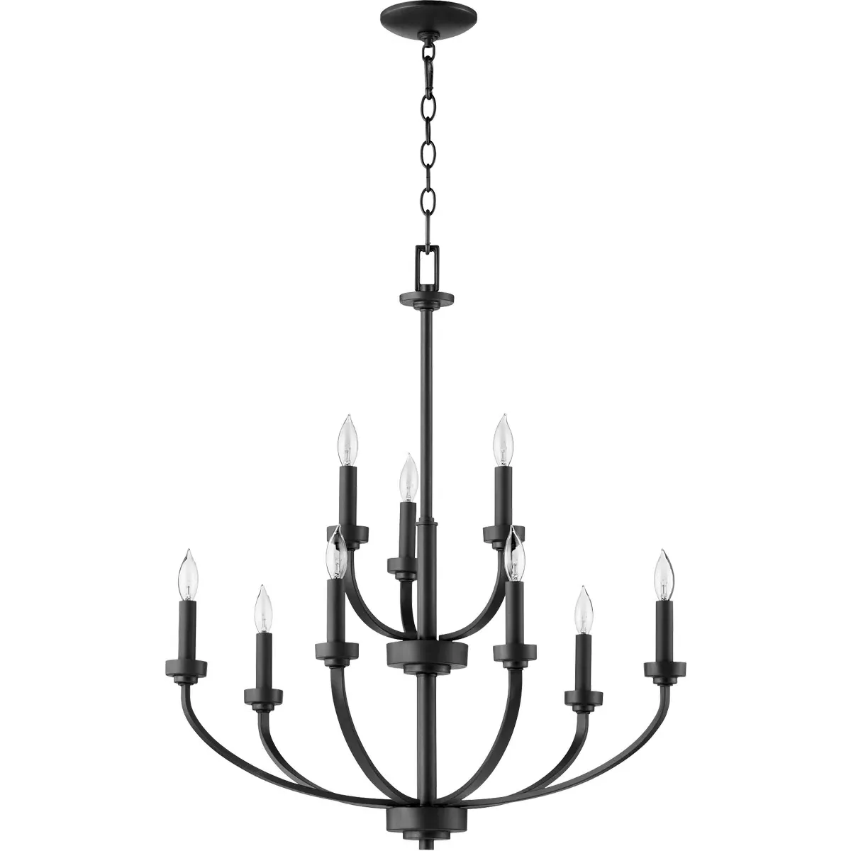 Reyes 9-Light Chandelier - Noir product