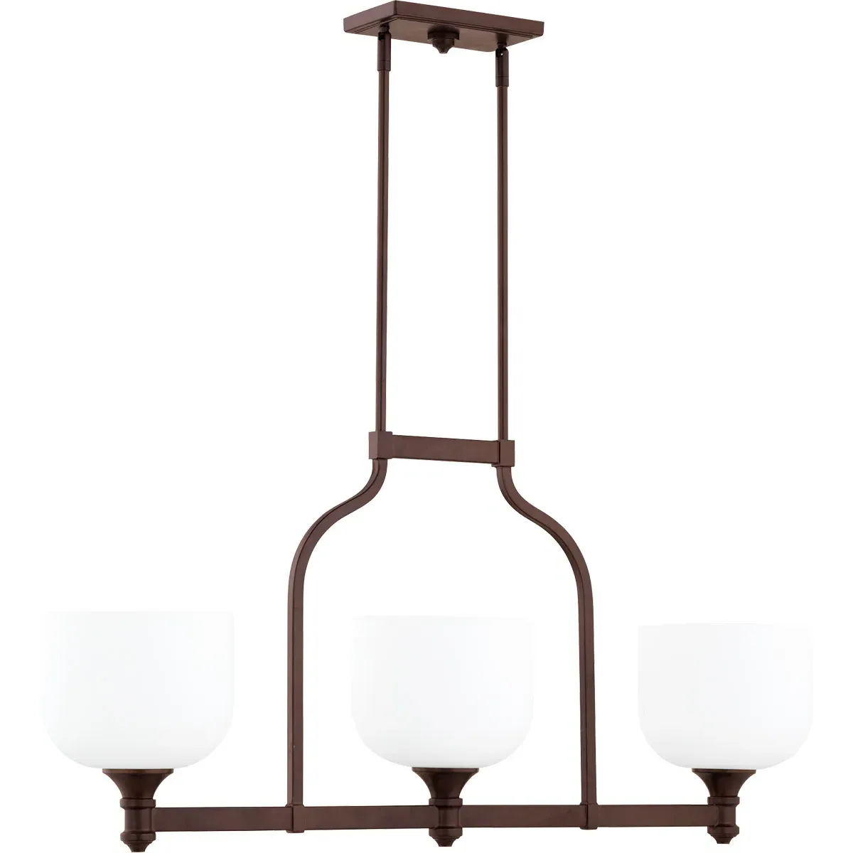 Richmond 3-Light 38 Inch Island Light - Oiled Bronze product