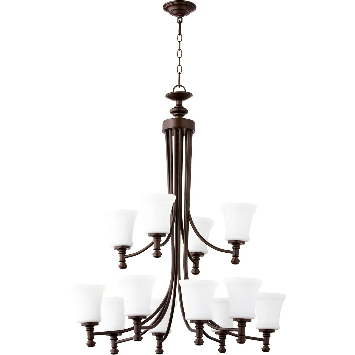 Rossington 12-Light Chandelier - Oiled Bronze product