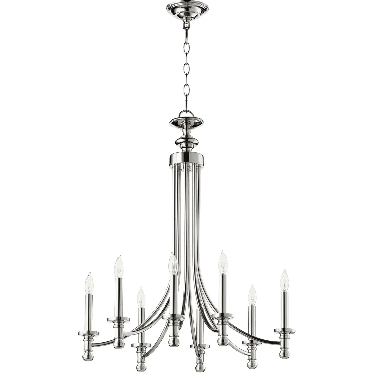 Rossington 8-Light Chandelier - Polished Nickel product
