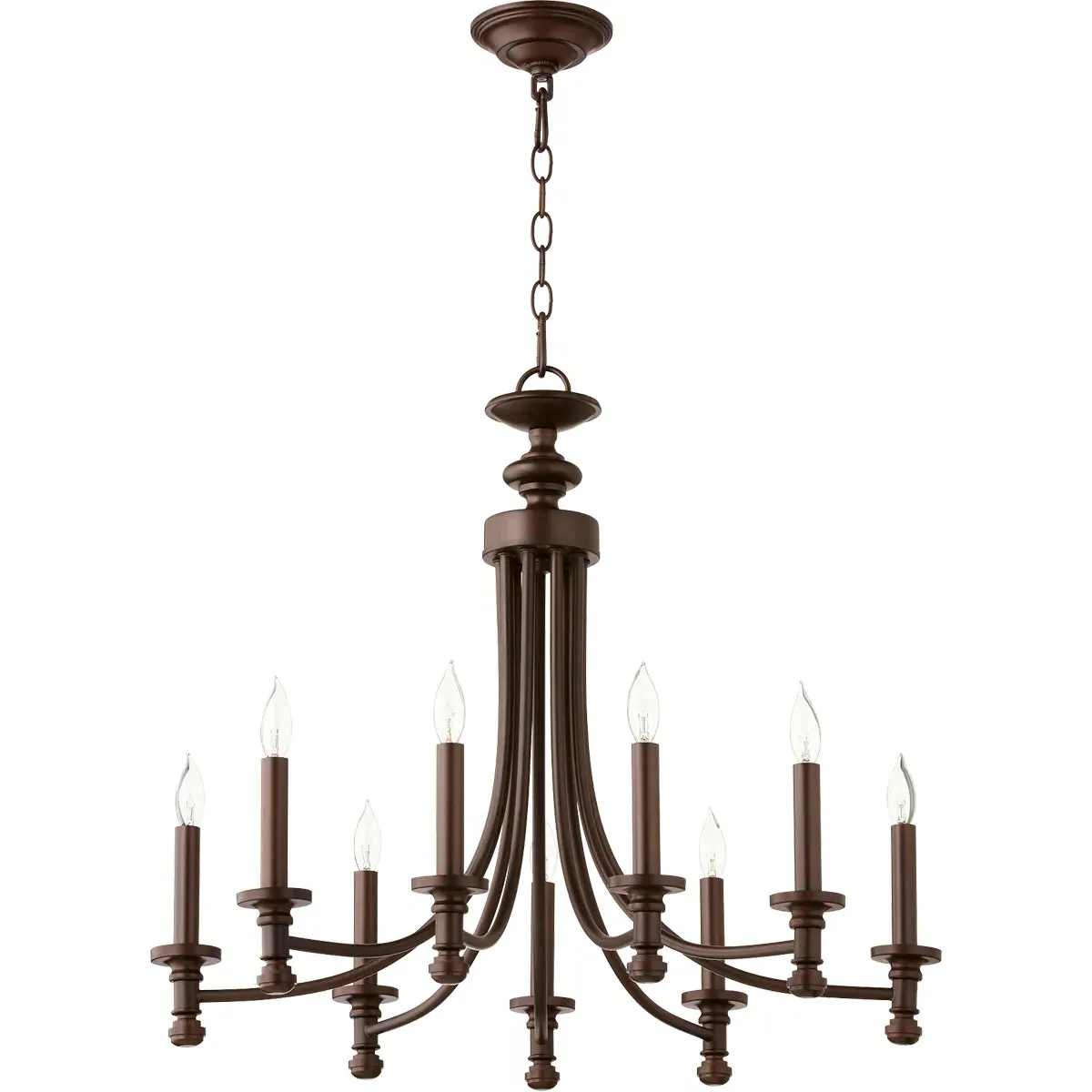 Rossington 9-Light Chandelier - Oiled Bronze product