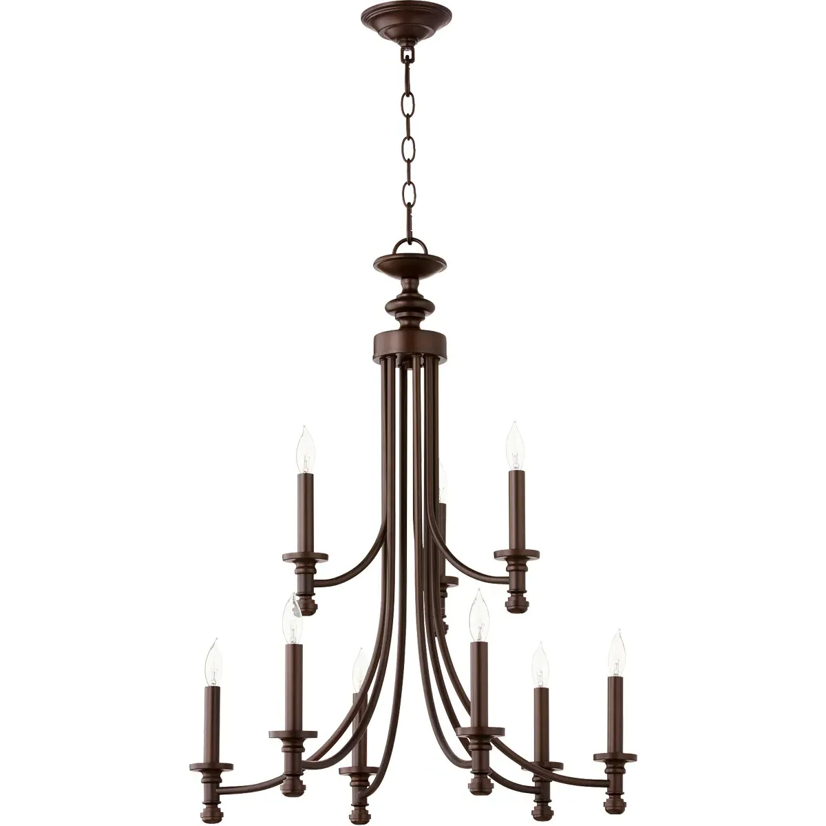 Rossington 9-Light Chandelier - Oiled Bronze product