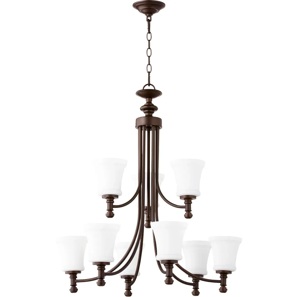Rossington 9-Light Chandelier - Oiled Bronze product