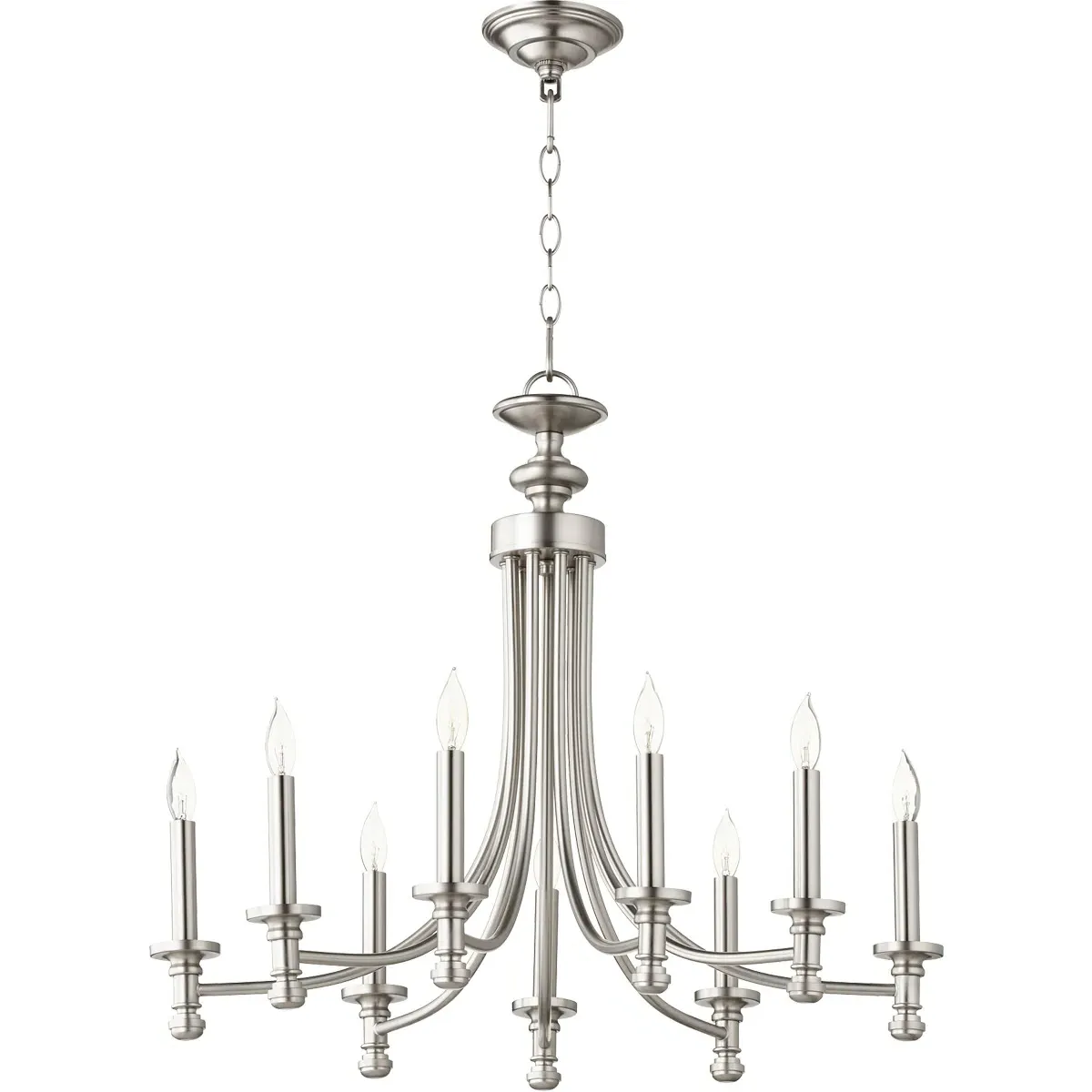Rossington 9-Light Chandelier - Satin Nickel product