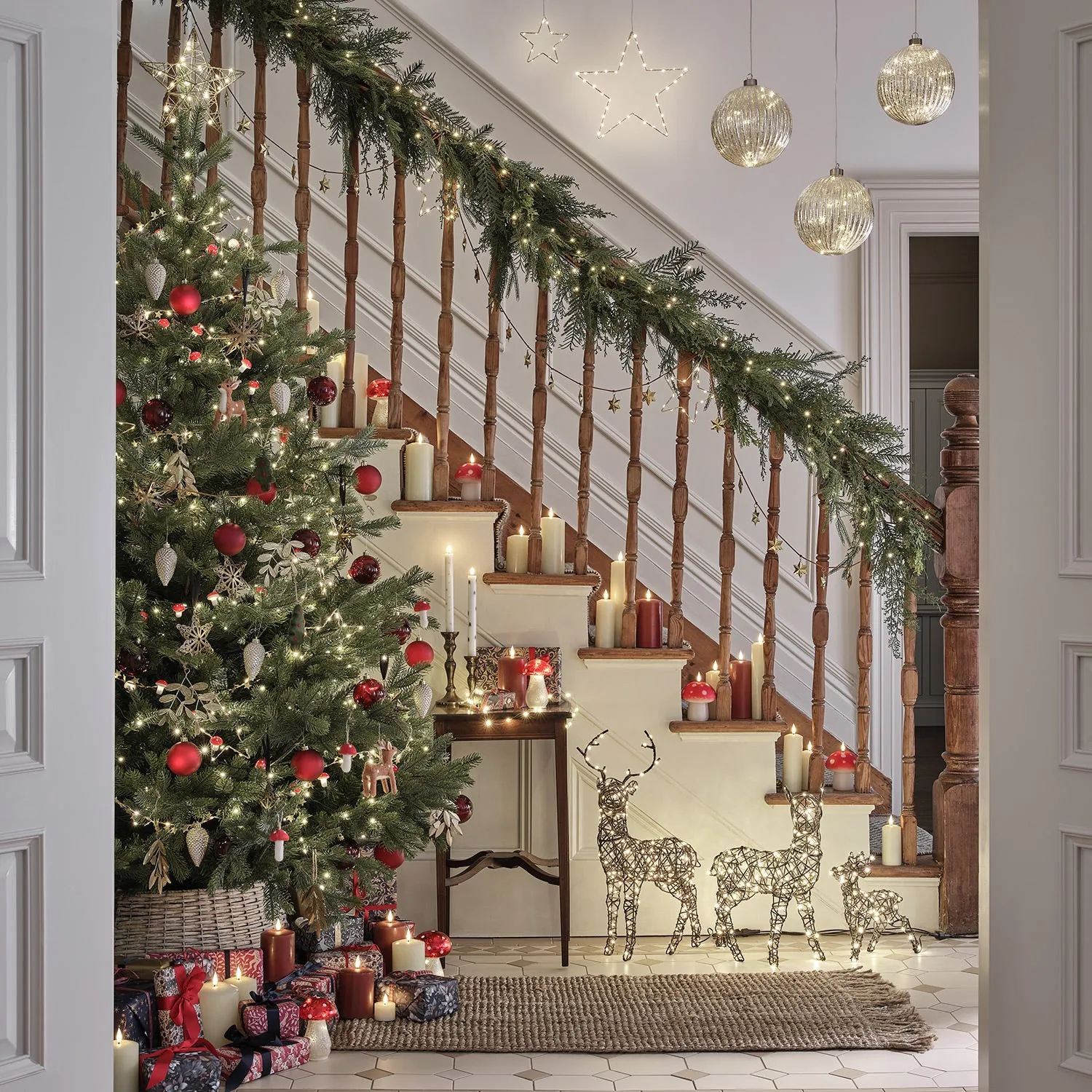 1.8m Christmas Foliage Garland - Green, Faux alternate view