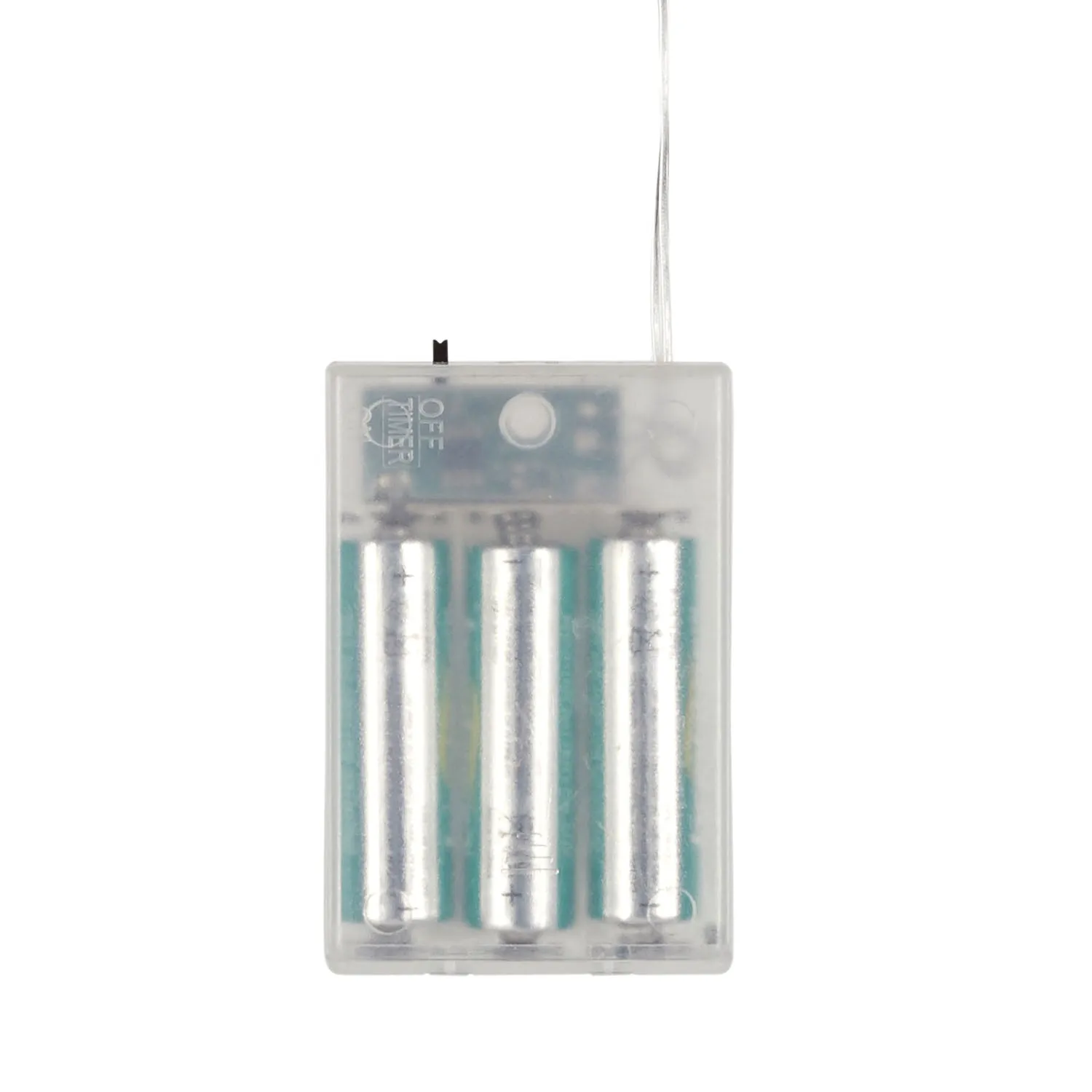 10-Light Fairy String Lights - Black, Metal alternate view
