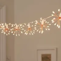 15 Starburst Fairy Lights - Rose Gold, LED alternate view