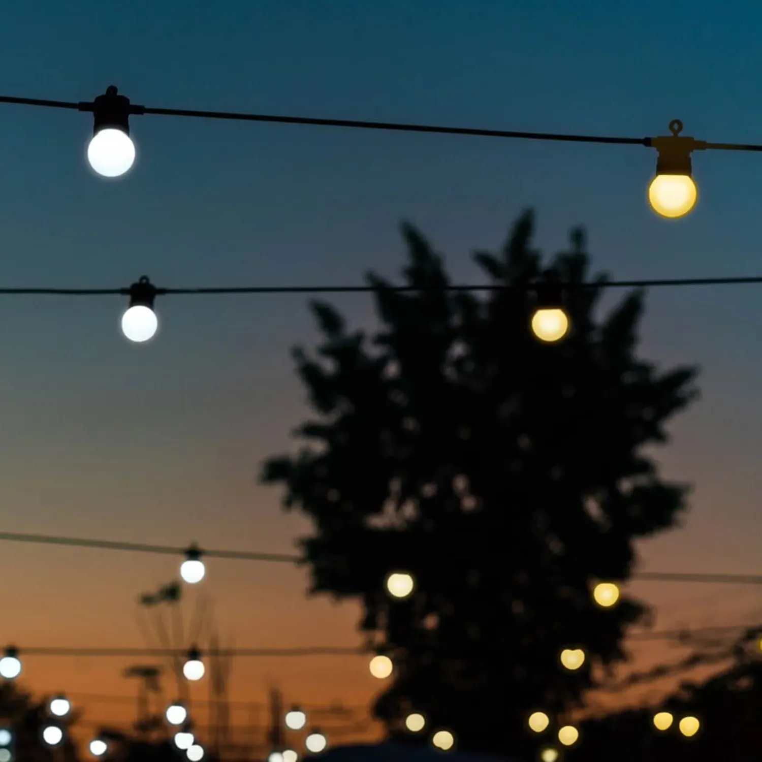 20m Smart Festoon Lights with 40 LEDs - Amber alternate view