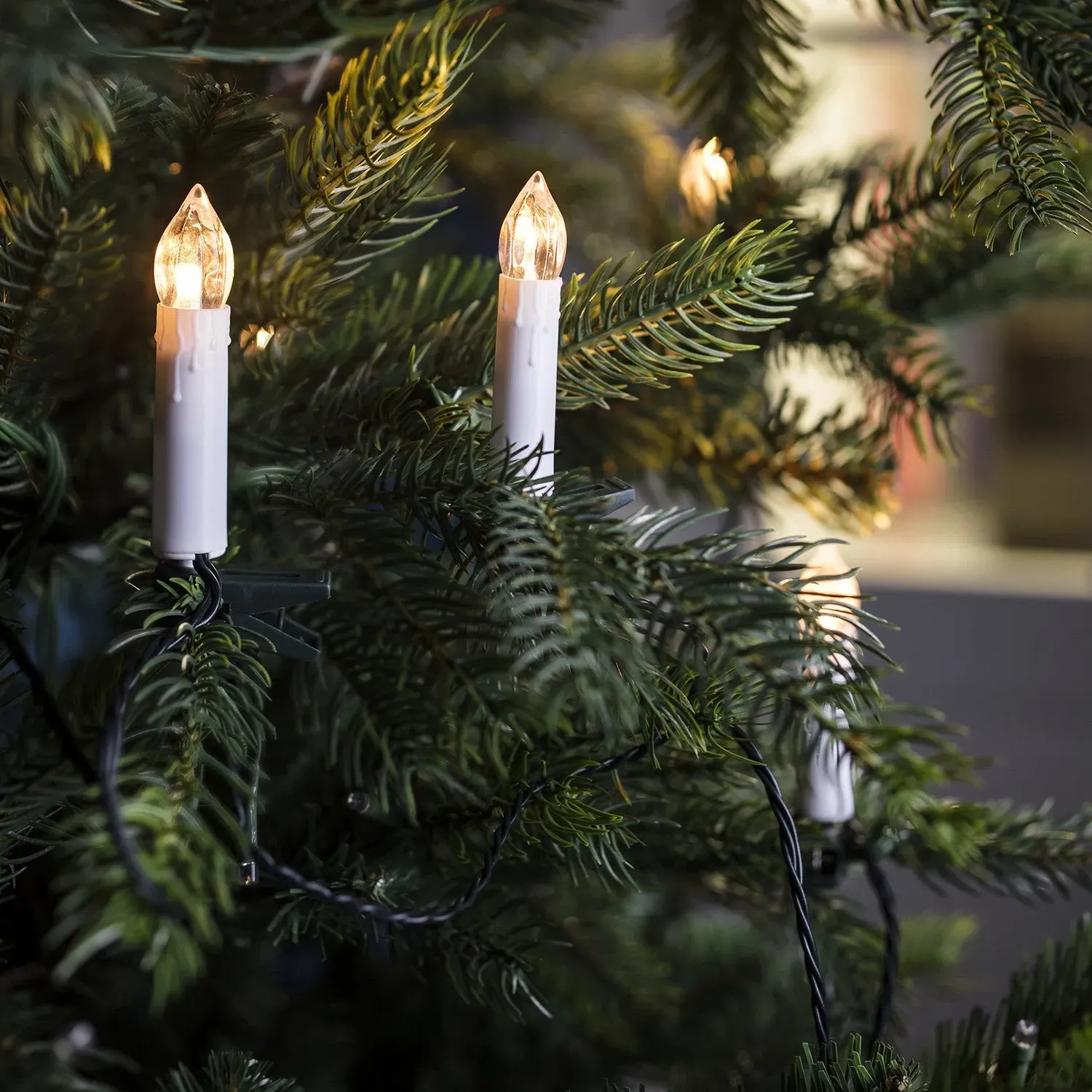 50 Candle Clip-On Christmas Tree Lights - Warm White product