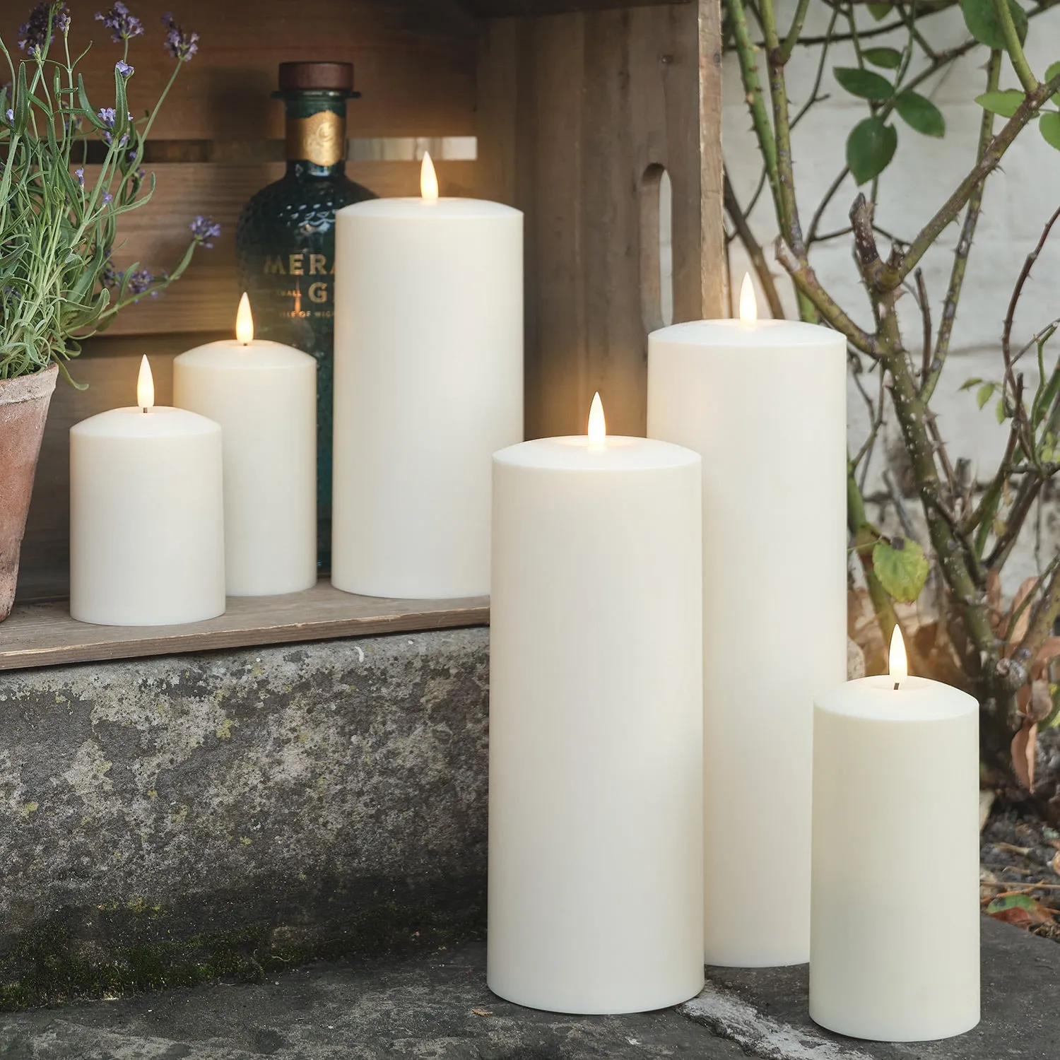 TruGlow® Waterproof Outdoor Candles with Remote Control - Warm White product