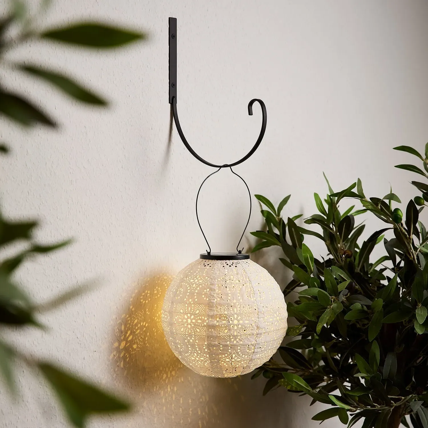 Wall Lantern Hook - Black, Metal alternate view