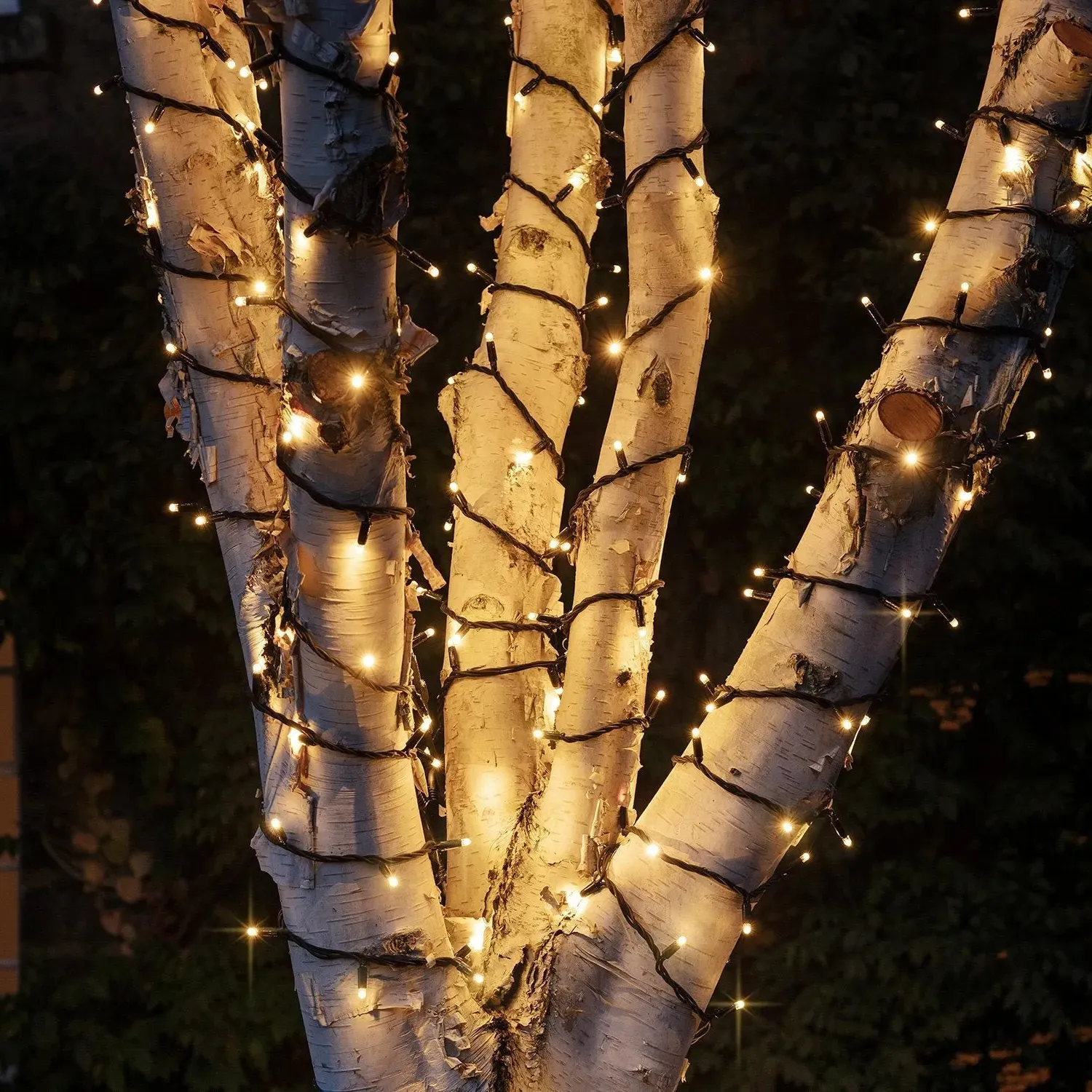 Plus Connect 5m Connectable Fairy Lights - Warm White, Black Cable alternate view