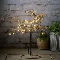 Leaping Bunny Light - Warm White, Rattan alternate view