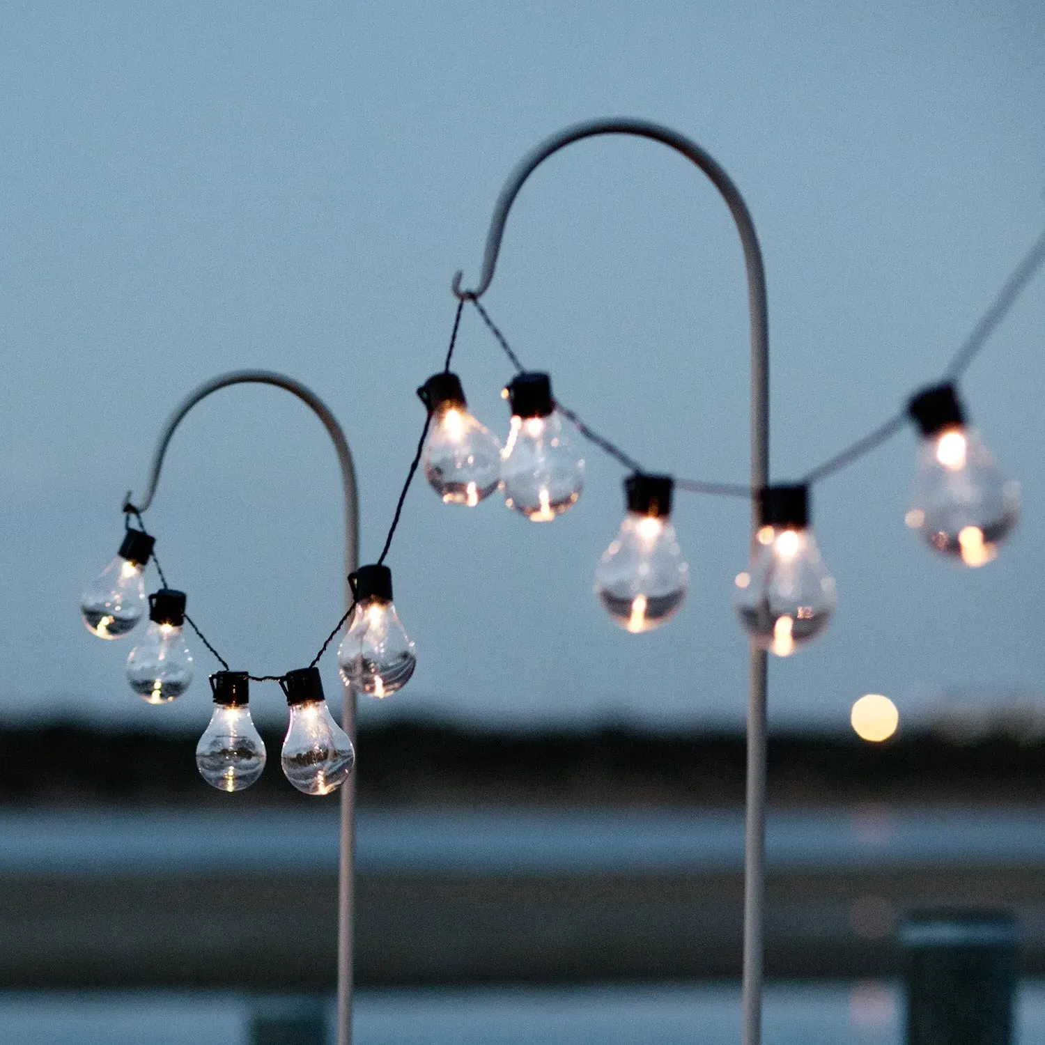 10 Warm White Carnival USB Solar Festoon Lights product