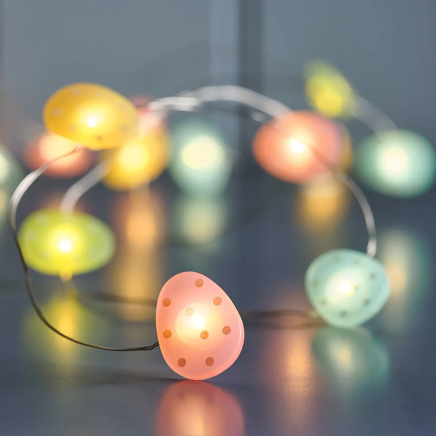 20 Easter Egg Micro LED Battery Fairy Lights - Warm White product