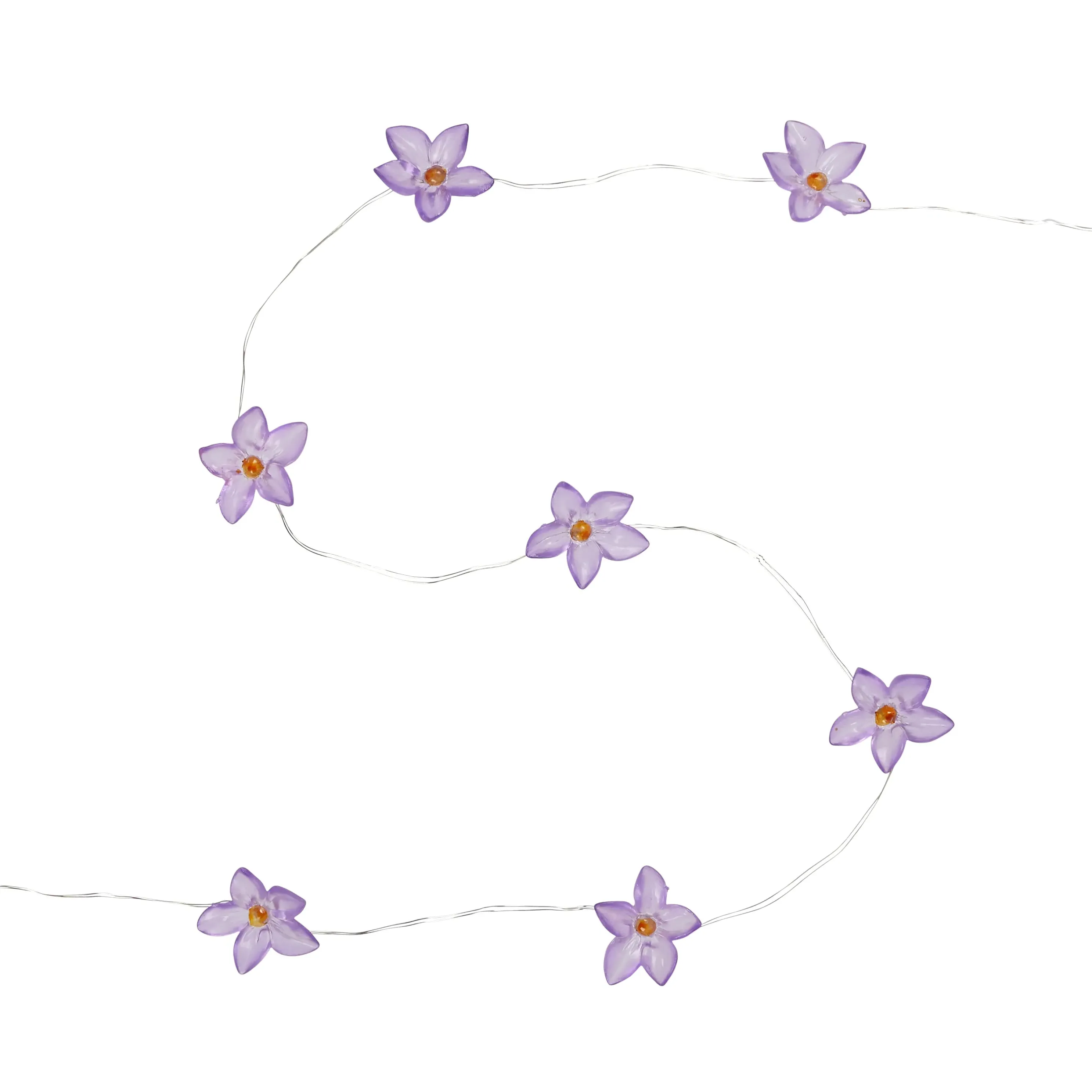 20 Flower Outdoor Micro Fairy Lights - Warm White alternate view