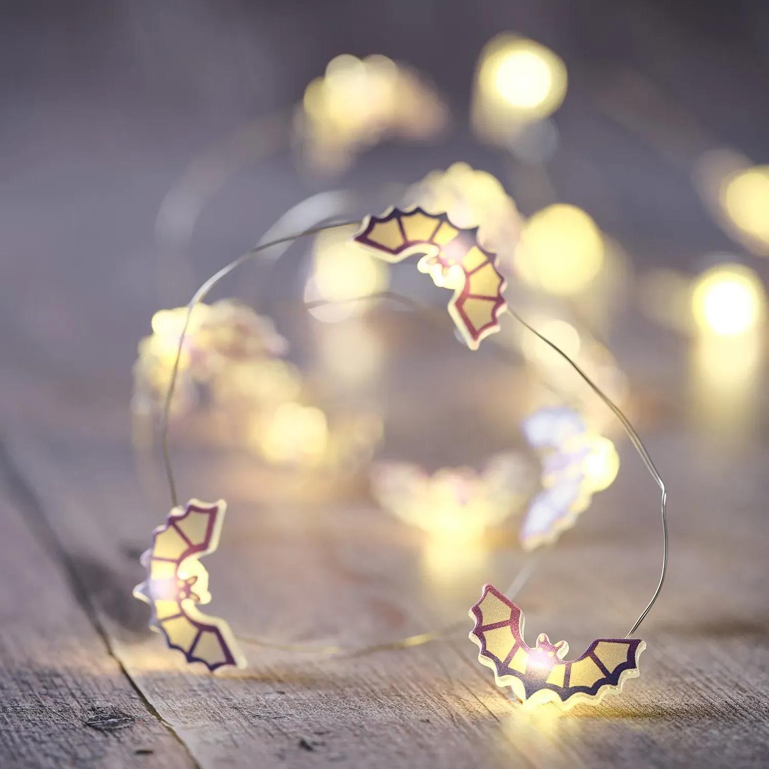 20 Halloween Bat LED Micro String Lights - Warm White product