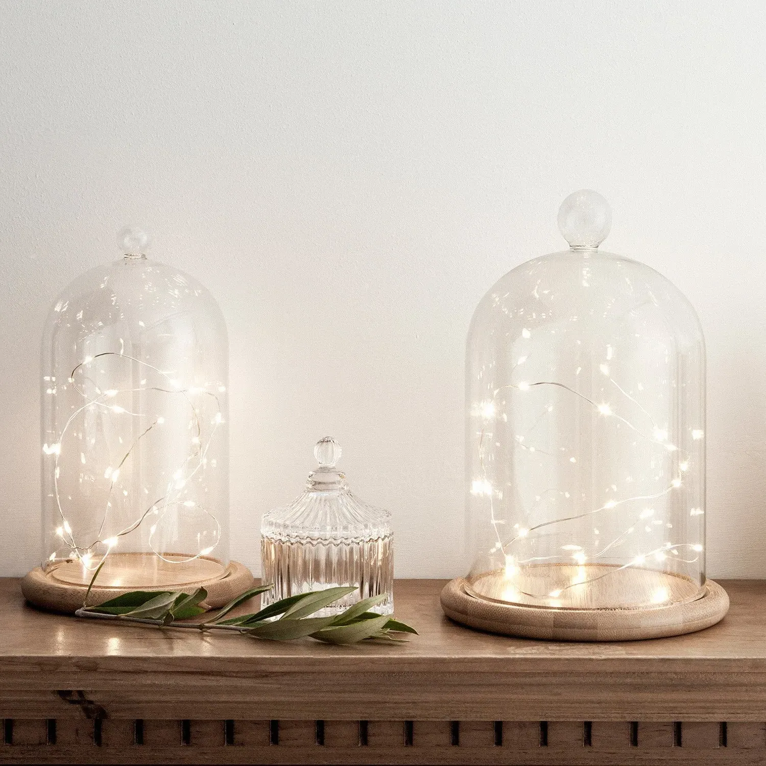 20 LED Micro Battery Fairy Lights - Warm White, Silver Wire product