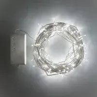 200 LED Fairy Lights Battery Powered - White alternate view
