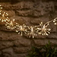 Starburst Solar USB String Lights - Warm White alternate view
