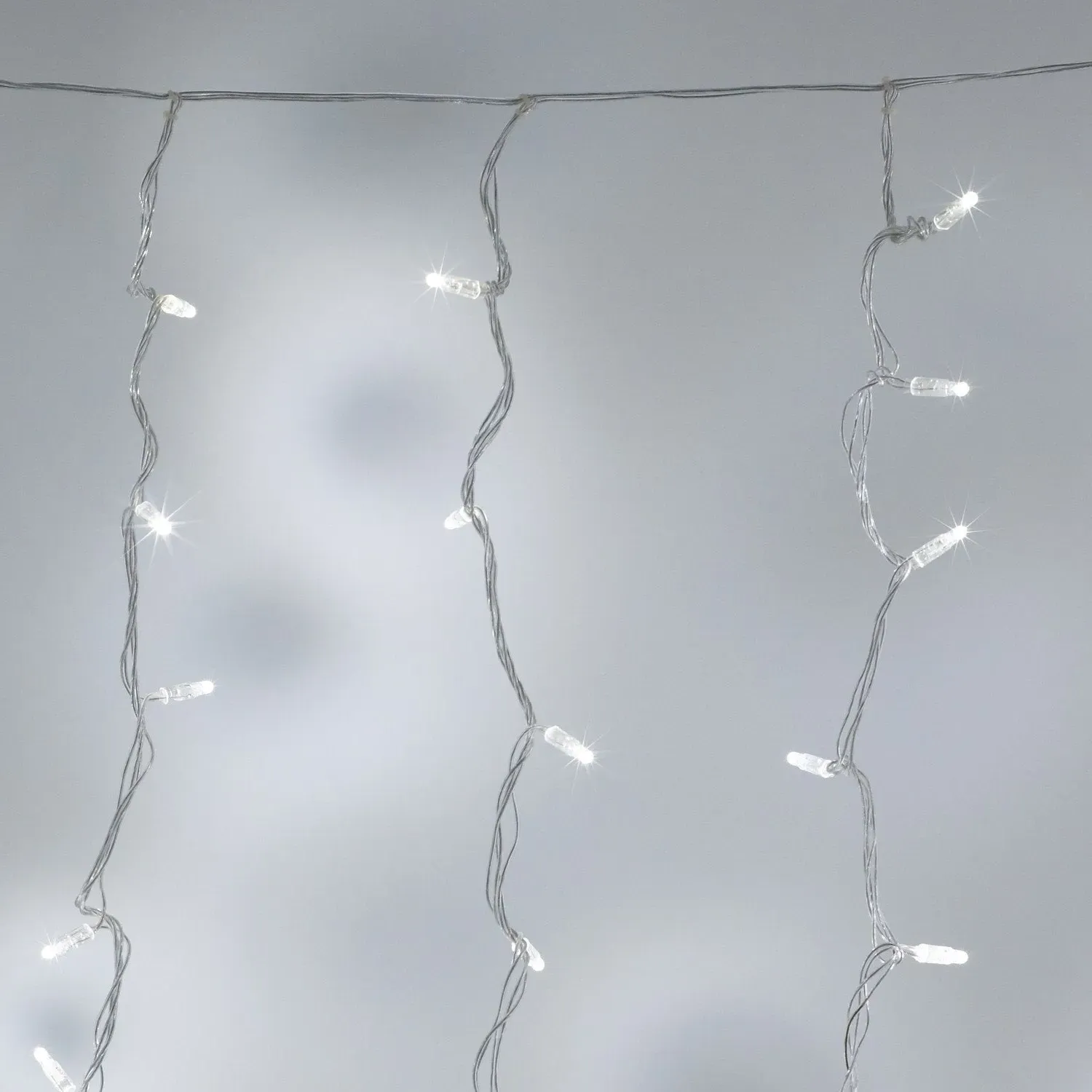 2m x 2m Curtain Lights Connectable - White alternate view