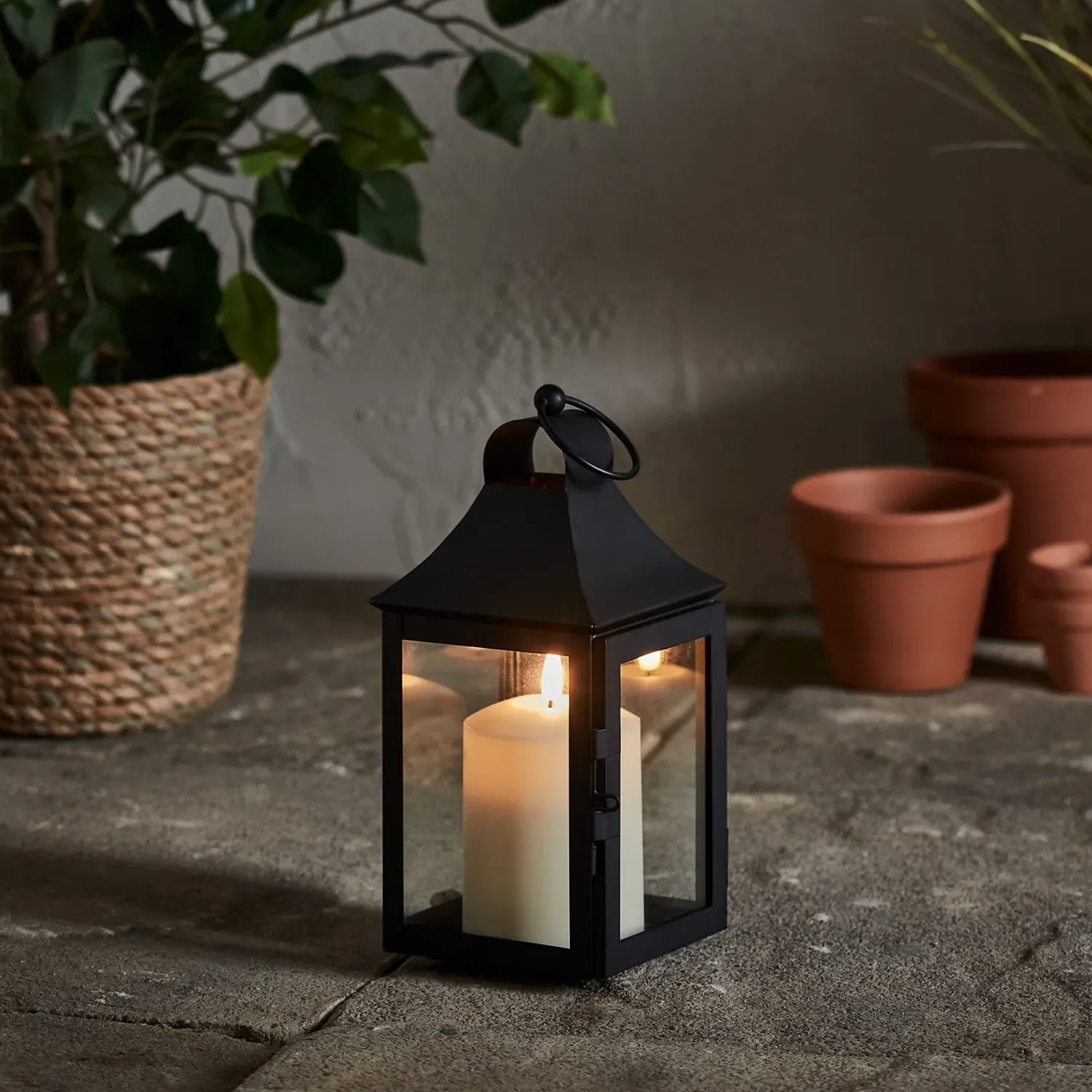 Albury TruGlow® Small Garden Lantern - Black product