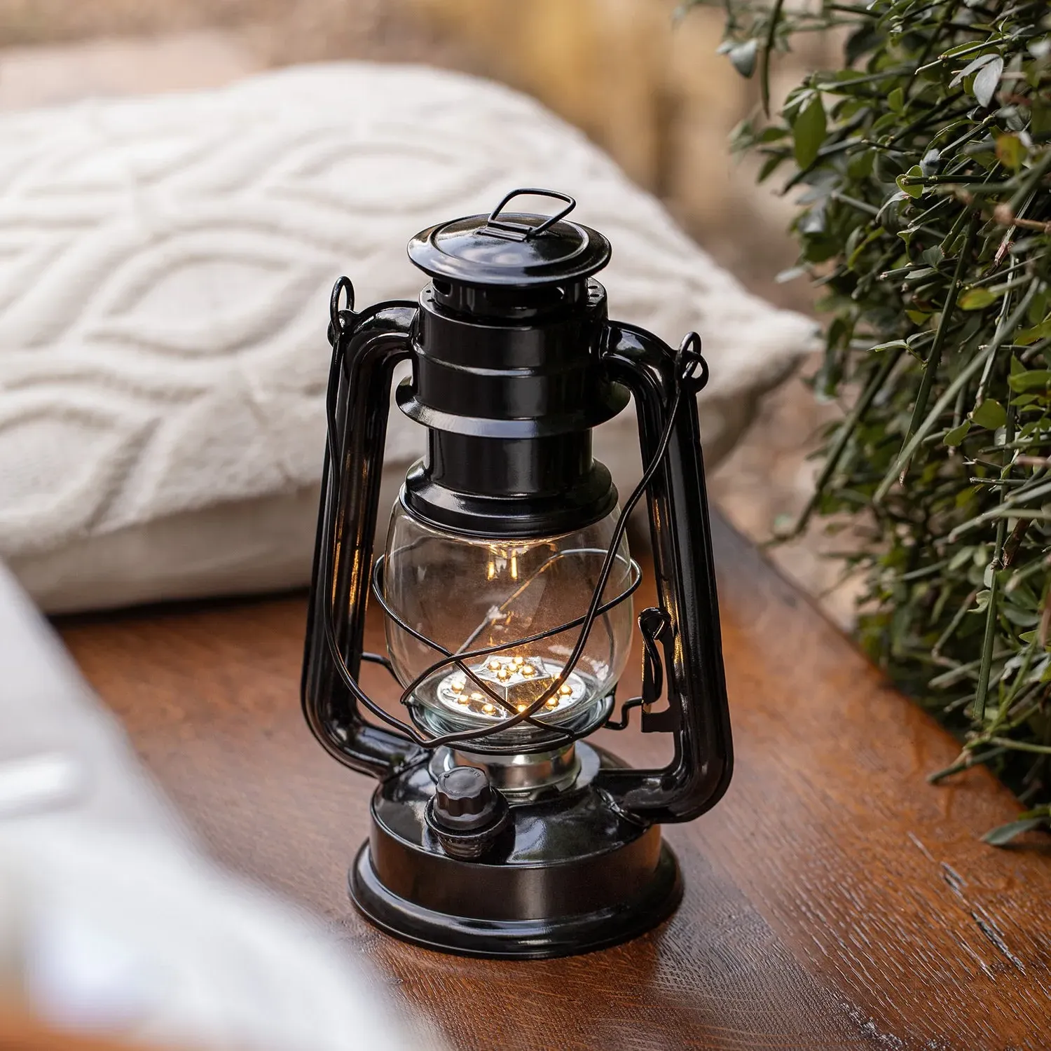 Black Storm Battery Lantern - Warm White alternate view
