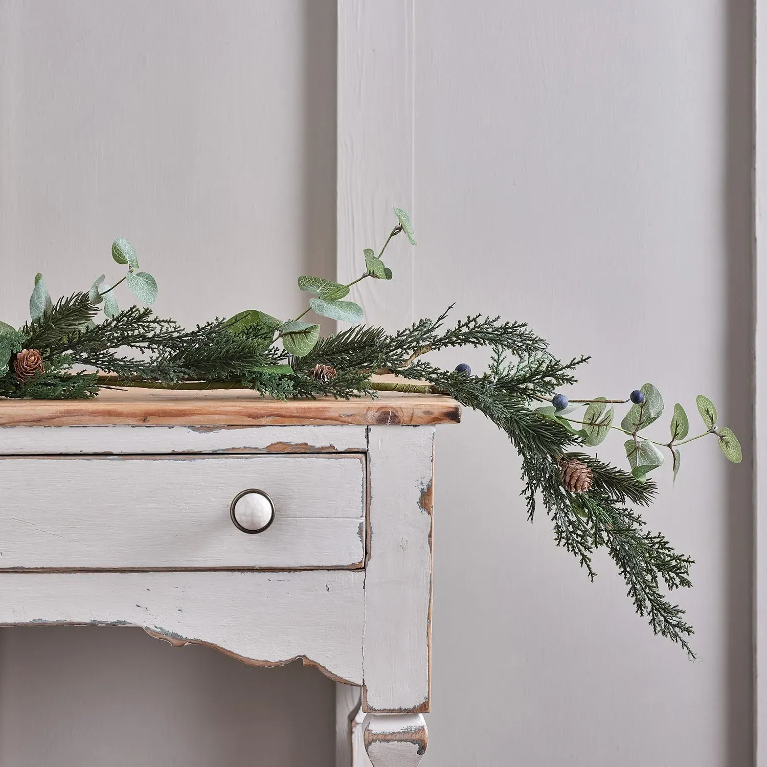 Blueberry & Pinecone 1.5m Garland - Faux Foliage product