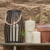 Canberra TruGlow Outdoor Lantern and Candle Bundle alternate view