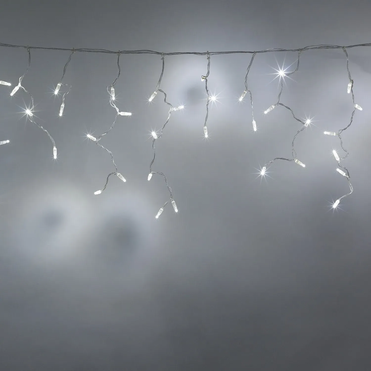 Core Connect 2m Icicle Lights Clear Cable - White product
