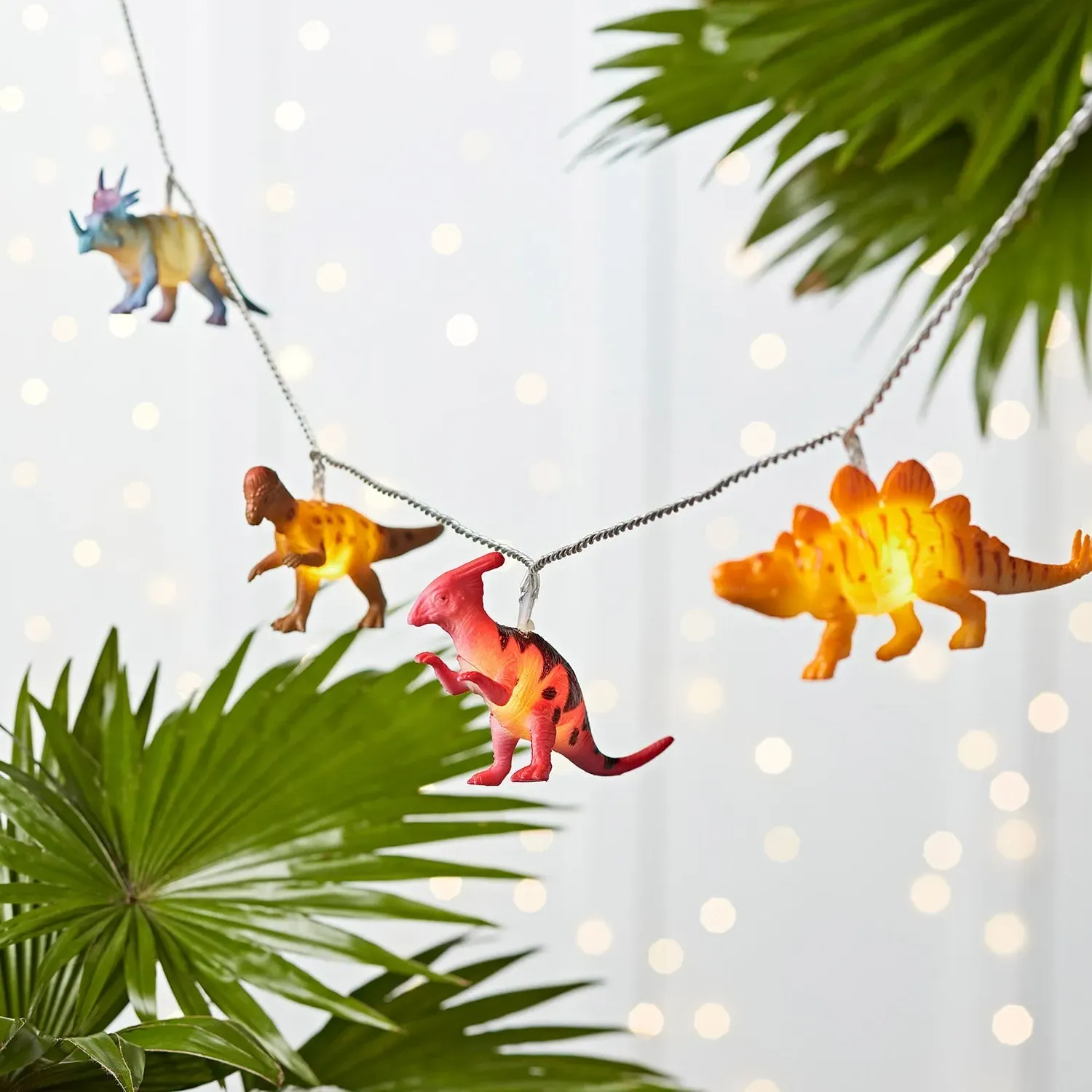 Dinosaur 12-Figure Fairy Lights - Warm White product
