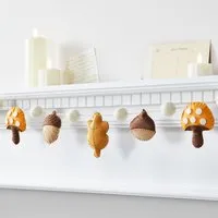 Felt Autumn Garland - Multicolour, Wool alternate view