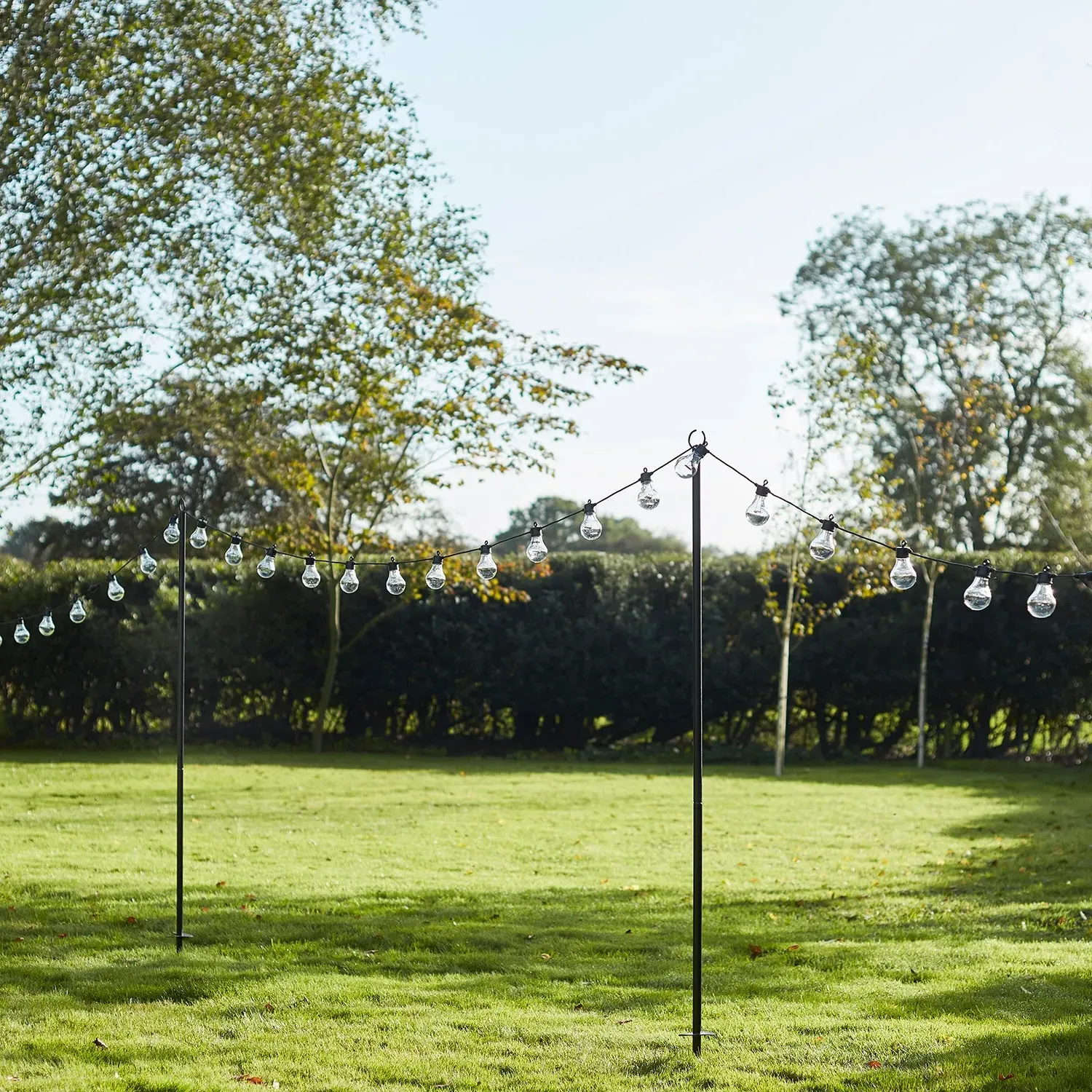 Festoon Pole 2.75m - Black, Steel alternate view