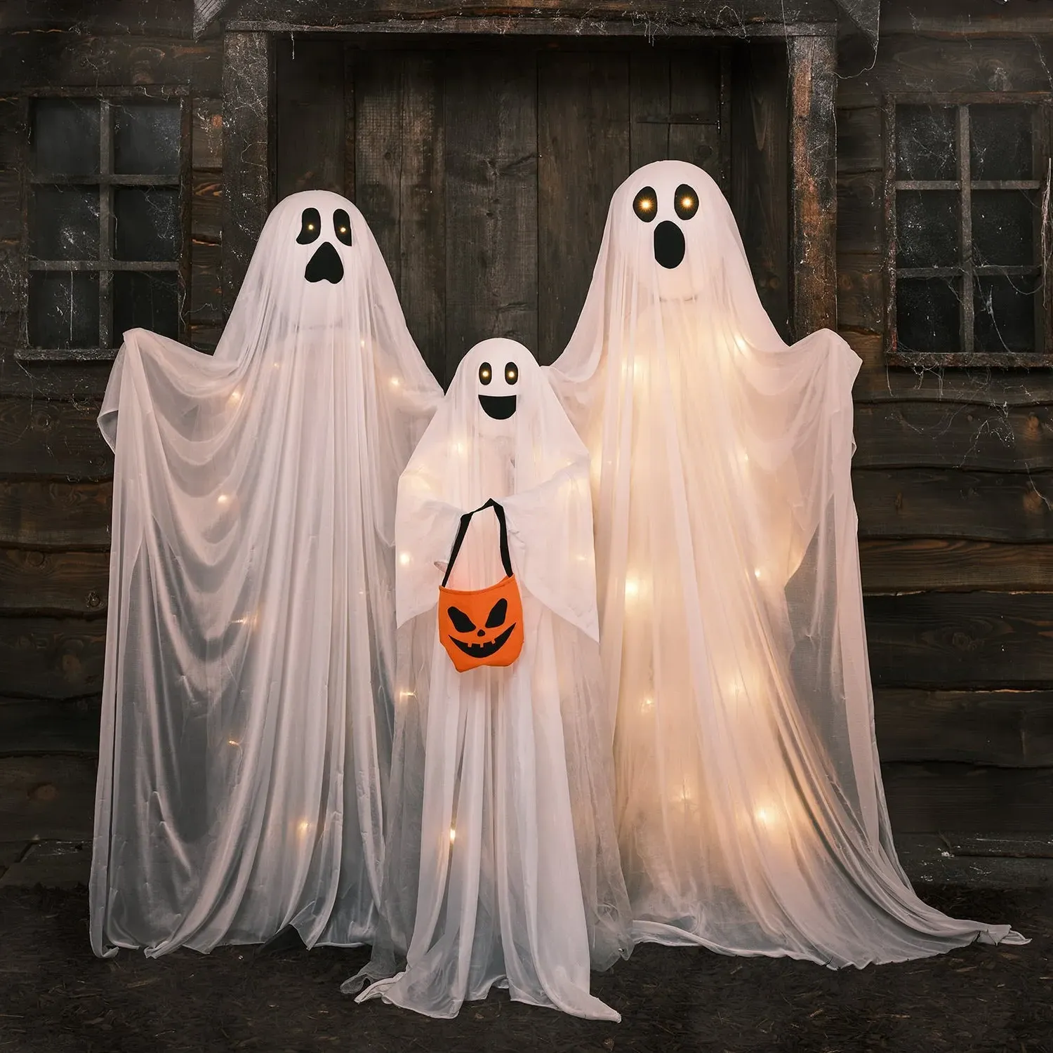 Ghost Family LED Halloween Decoration - Warm White product