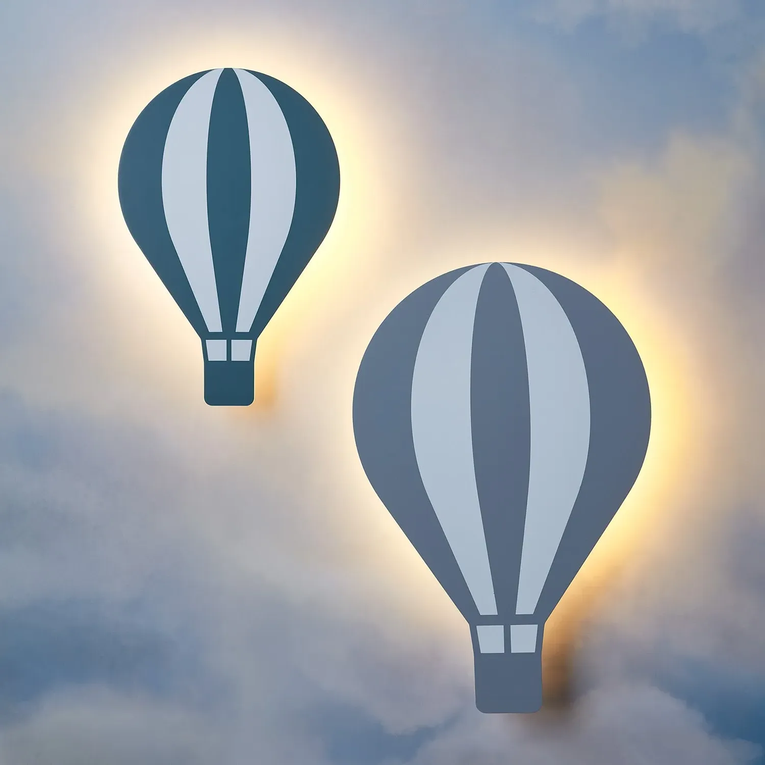 Hot Air Balloon Wall Light Duo - Warm White alternate view