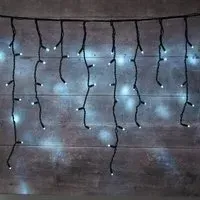 Plus Connect 28m Connectable Icicle Lights - Warm White, Black Cable alternate view